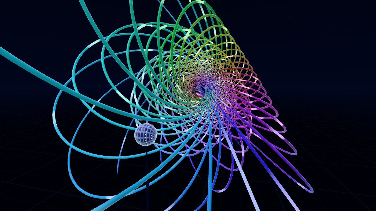 Nested tori made of Hopf fibers around a globe